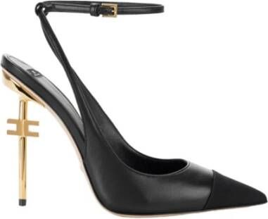 Elisabetta Franchi Elegante Decollete Schoenen Black Dames