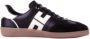 Elisabetta Franchi Geborduurde Suède Logo Sneakers Black Dames - Thumbnail 1