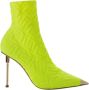 Elisabetta Franchi Gebreide Jacquard Soklaars Green Dames - Thumbnail 1