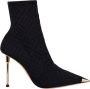 Elisabetta Franchi Gebreide Jacquard Soklaars Zwart Dames - Thumbnail 1