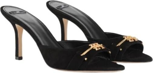 Elisabetta Franchi Heeled Mules Black Dames