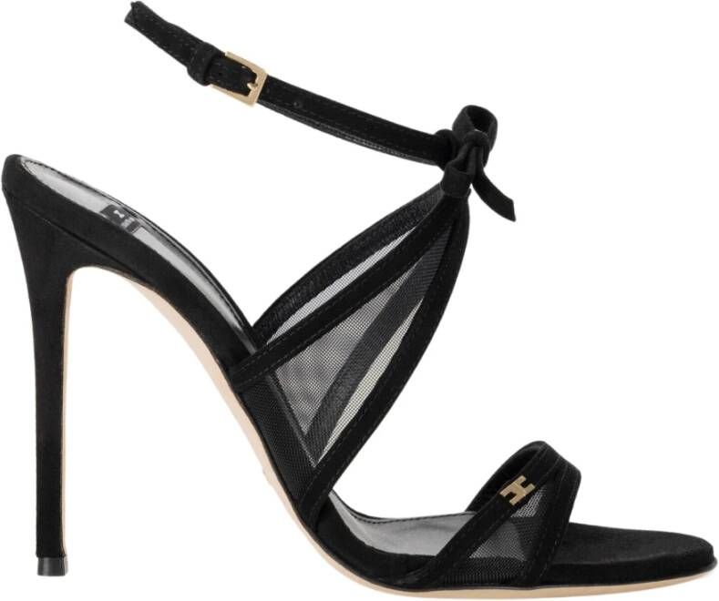 Elisabetta Franchi High Heel Sandals Black Dames