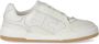 Elisabetta Franchi Ivoor leren sneaker met logodetail Beige Dames - Thumbnail 1