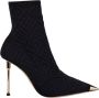 Elisabetta Franchi Jacquard reliëf soklaarsjes Black Dames - Thumbnail 1