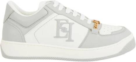 Elisabetta Franchi Leren Sneakers voor Vrouwen Multicolor Dames