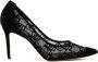 Elisabetta Franchi Nylon Mesh Decollete Black Dames - Thumbnail 1