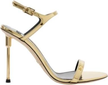 Elisabetta Franchi Stijlvolle Sandalen Yellow Dames