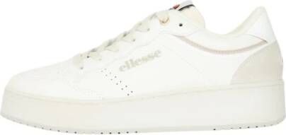 Ellesse Crème Dames Sneakers Retro Stijl White Dames