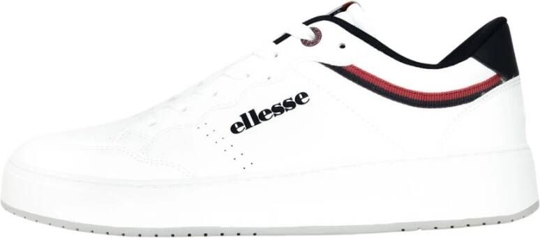 Ellesse Witte sneakers met blauwe accenten White Heren