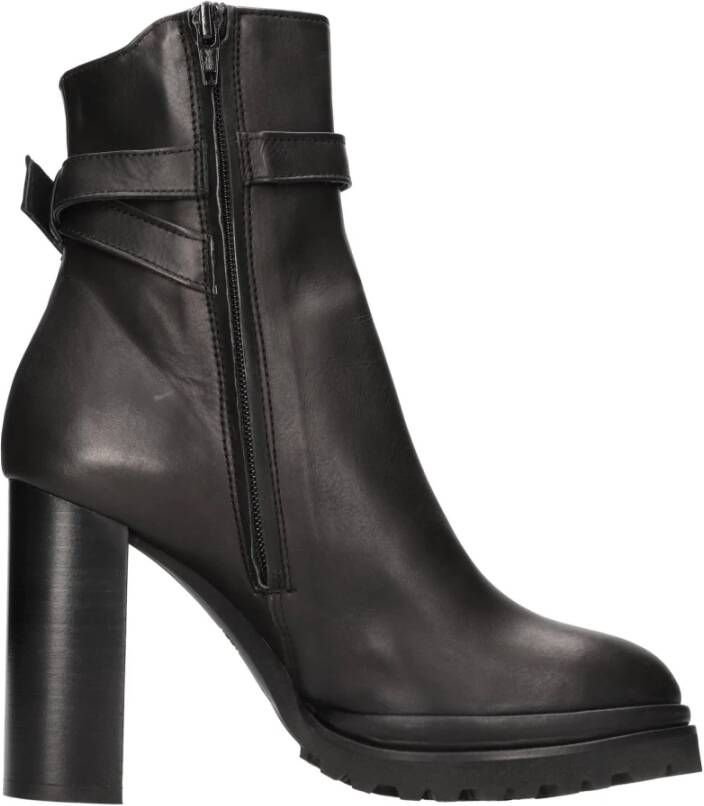 Elvio Zanon Laarzen Zwart Black Dames