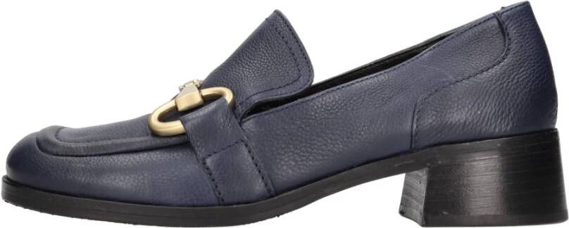 Elvio Zanon Platte schoenen Blauw Blue Dames