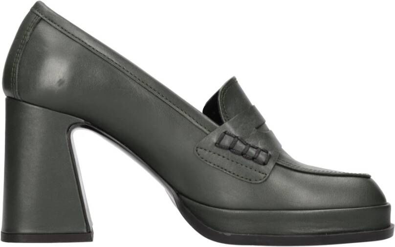 Elvio Zanon Platte schoenen Groen Green Dames