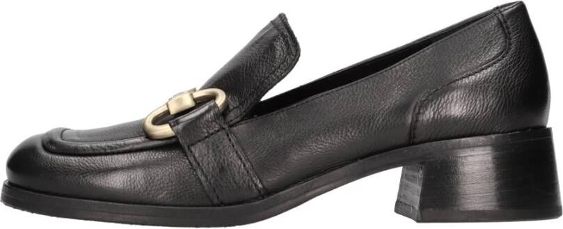 Elvio Zanon Platte schoenen Zwart Black Dames