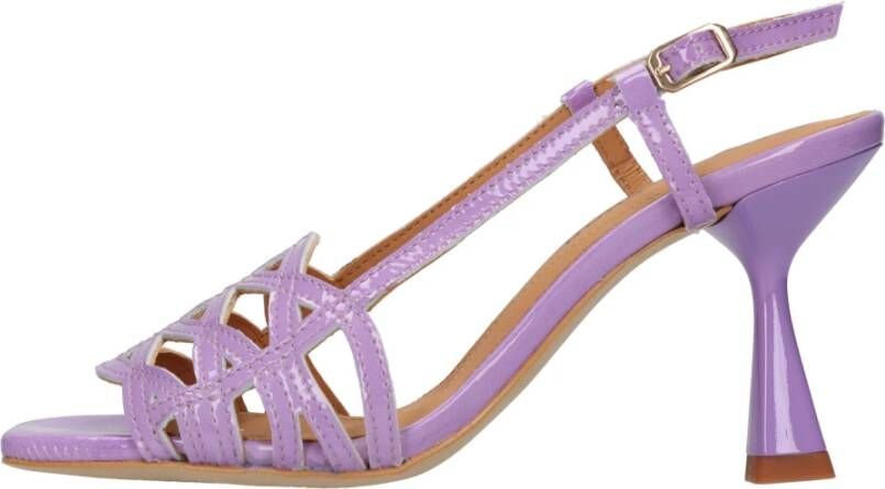 Elvio Zanon Sandalen Paars Purple Dames