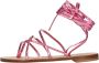 Emanuela Caruso Sandalen Fuchsia Pink Dames - Thumbnail 1