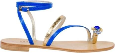 Emanuela Caruso Sandals Blauw Dames