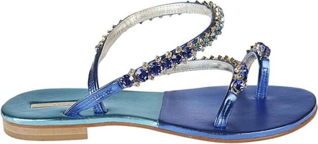 Emanuela Caruso Sliders Blauw Dames