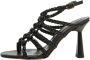 Emanuelle Vee Stijlvolle Zwarte Hoge Hak Sandalen Black Dames - Thumbnail 6