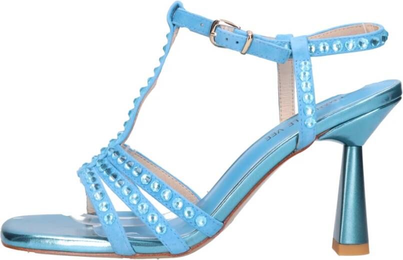 Emanuelle Vee Sandalen Clear Blue Dames