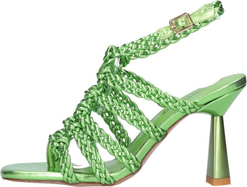 Emanuelle Vee Sandalen Groen Green Dames