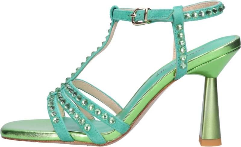 Emanuelle Vee Sandalen Groen Green Dames