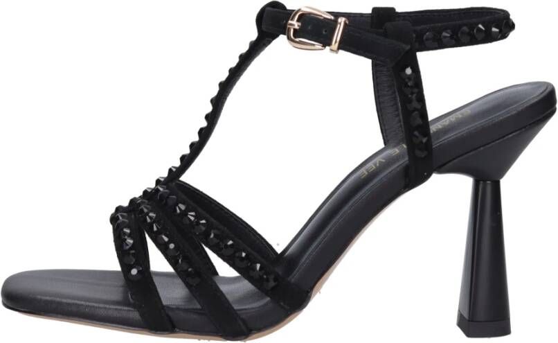 Emanuelle Vee Sandalen Zwart Black Dames