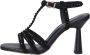 Emanuelle Vee Sandalen Zwart Black Dames - Thumbnail 1