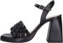 Emanuelle Vee Sandalen Zwart Black Dames - Thumbnail 1