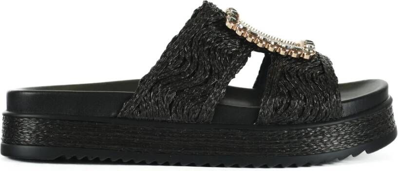 Emanuelle Vee Sliders Black Dames