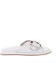 Emanuelle Vee Witte Geweven Sandalen Ss23 White Dames - Thumbnail 1