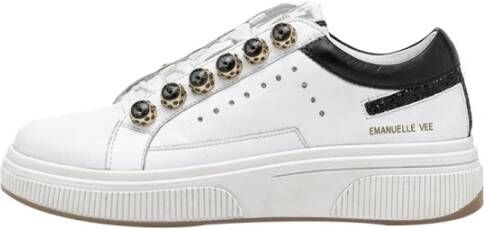 Emanuelle Vee Witte Sneakers Stijlvol en Comfortabel White Dames