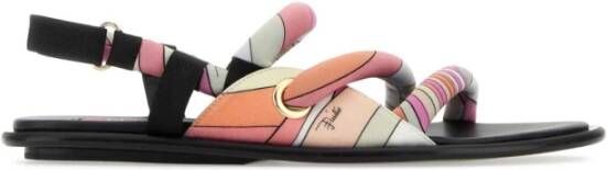 EMILIO PUCCI Flat Sandals Meerkleurig Dames