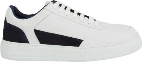 Emporio Armani Heren Sneakers met Contrast Details White Heren