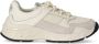 Emporio Armani Crèmekleurige Leren Sneaker White Heren - Thumbnail 1