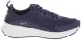 Emporio Armani EA7 Blauw Marine Veterschoenen Rubberen Zool Blue Heren - Thumbnail 2