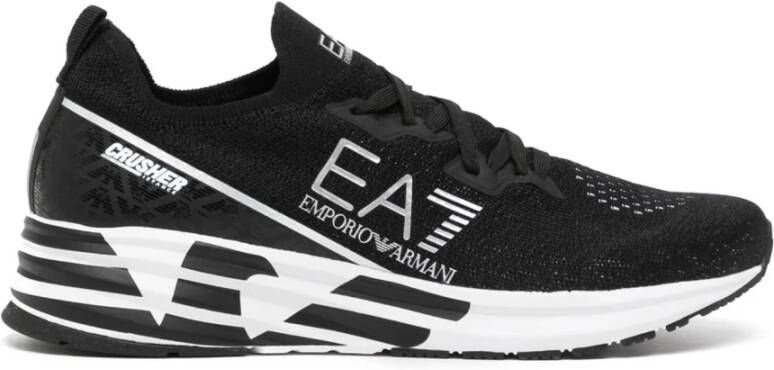 Emporio Armani EA7 Crusher Distance Slip-On Sneakers Black Heren