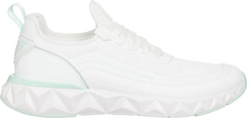 Emporio Armani EA7 Dames Veterschoenen White Dames