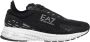 Emporio Armani EA7 Eenvoudige Vetersluiting Crusher Sneakers Black Heren - Thumbnail 1