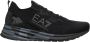 Emporio Armani EA7 Eenvoudige Vetersluiting Crusher Sneakers Black Heren - Thumbnail 1