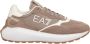 Emporio Armani EA7 Bruine Sneakers Moderne Sportieve Stijl Brown Heren - Thumbnail 1