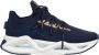 Emporio Armani EA7 Eenvoudige Vetersneakers Blue Heren - Thumbnail 9