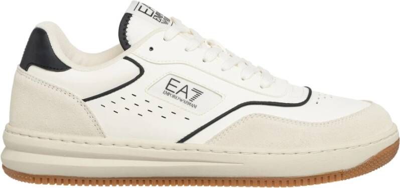 EA7 Emporio Armani Sneakers met labeldetail model 'RETRO'