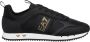 Emporio Armani EA7 X8X185 Lifestyle Sneakers Zwart Goud Wit Black Heren - Thumbnail 12