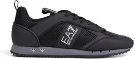 Emporio Armani EA7 Heren Schoenen Herfst Winter Collectie Nylon Black Heren