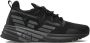 Emporio Armani EA7 Zwarte sportieve sneakers met rubberen zool Black Heren - Thumbnail 10