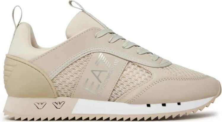 Emporio Armani EA7 Mesh hardloopschoenen Beiges Beige Heren