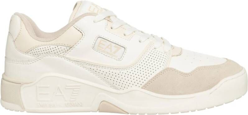 Emporio Armani EA7 Multicolor Veterschoenen White Dames