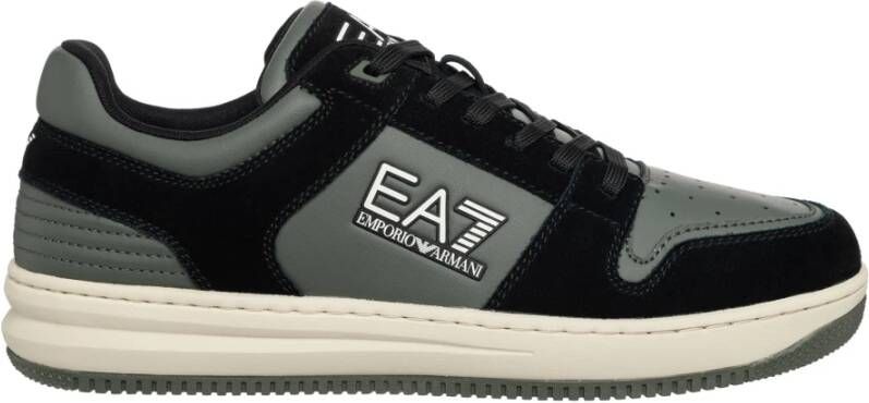 Emporio Armani EA7 Multikleur Vetersluiting Sneakers Multicolor Heren