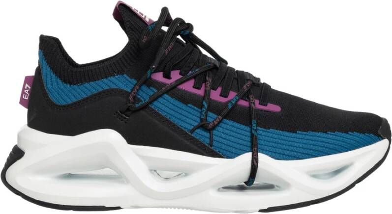 Emporio Armani EA7 Multikleur Vetersluiting Sneakers Multicolor Heren