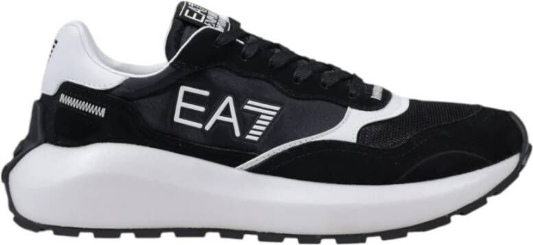 Emporio Armani EA7 Polyamide Heren Sneakers Collectie Black Heren